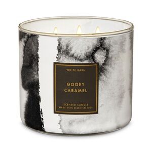 White Barn Gooey Caramel Candle - Black and White Design Brand new